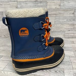 Sorel Kids Blue and Orange Rain & Snow Boots